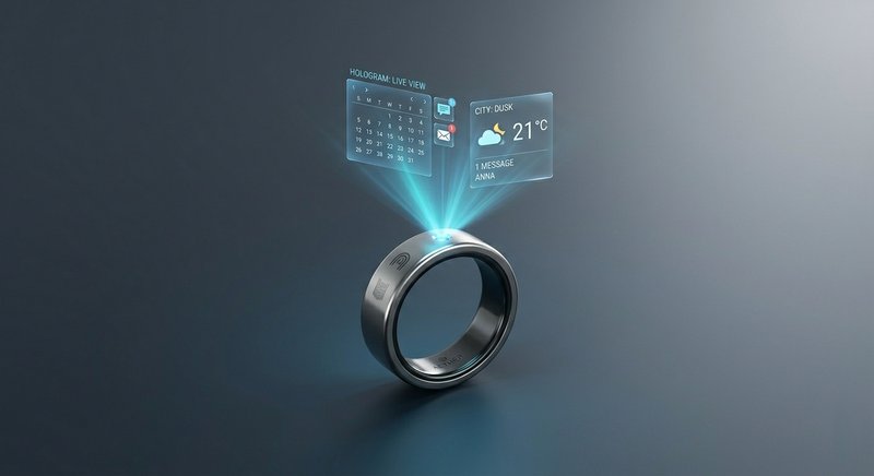 Hologram Ring: The Future of Wearable Technology.