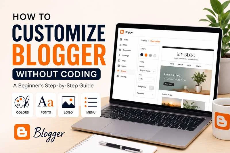 How to Customize a Blogger Template Without Coding (Complete Beginner’s Guide 2026)