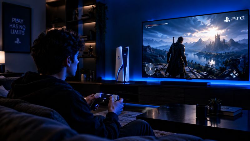 PS6 Gaming Experience on TV