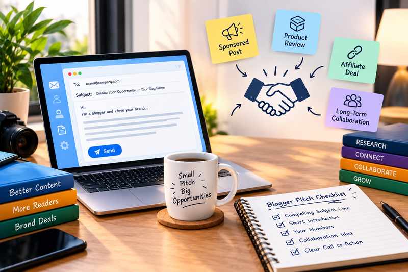 blogger pitch checklist brand collaboration