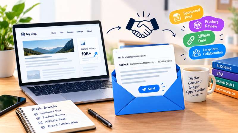 pitch email to brands blogger