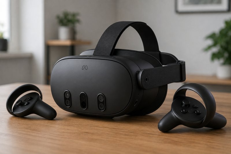 Meta Quest Headset With Controllers