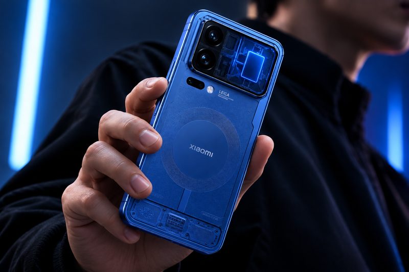 Xiaomi 18 Pro Max Galaxy Blue Back
